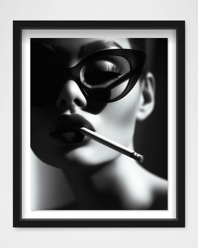 "A Hollywood Star II" Framed Wall Art Print